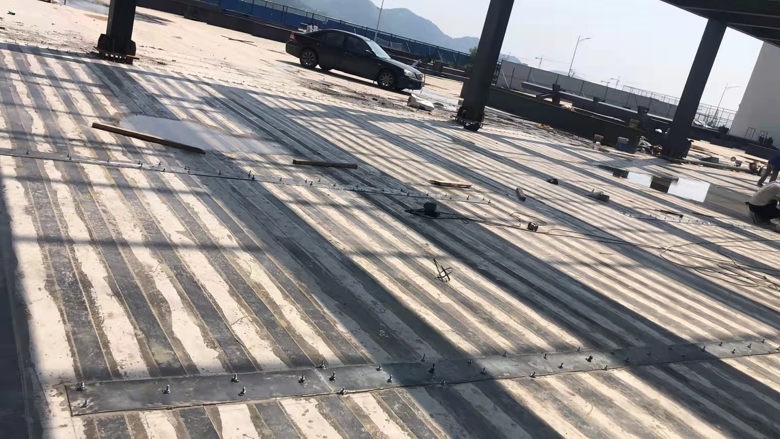 岚山恒星科技学院体育馆结构加固