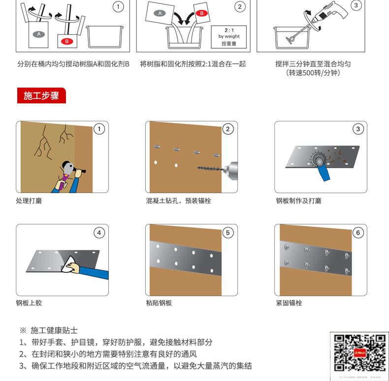 包钢岚山粘钢加固施工过程